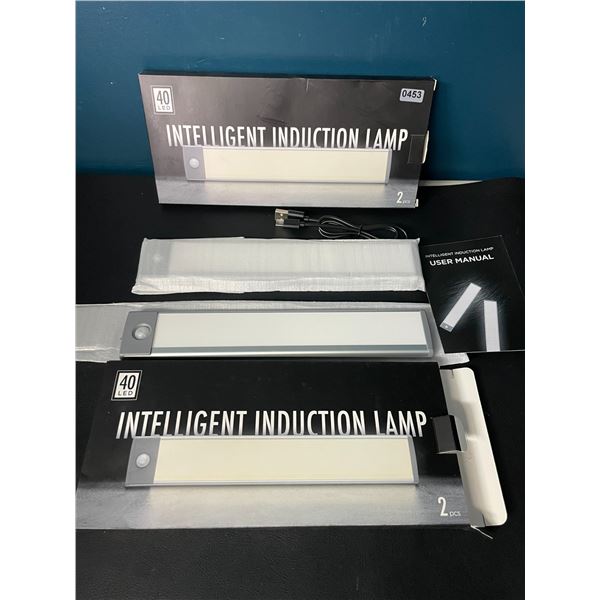 Lot of 2 Packs of Rechargeable Wireless Motion Sensor/Under Cabinet Lights - 2 Per Box/4 Total