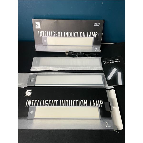 Lot of 2 Packs of Rechargeable Wireless Motion Sensor/Under Cabinet Lights - 2 Per Box/4 Total