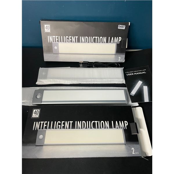 Lot of 2 Packs of Rechargeable Wireless Motion Sensor/Under Cabinet Lights - 2 Per Box/4 Total