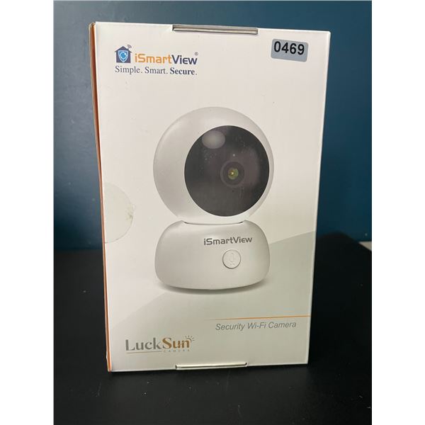 Lot of 1 LuckSun iSmartView Indoor Security WiFi Camera - Brand New!