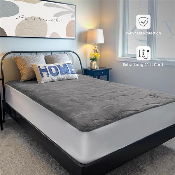 Lot of 1 King Size Heated Mattress Pad - BRAND NEW! - Super Soft w/ 10 Heating Levels