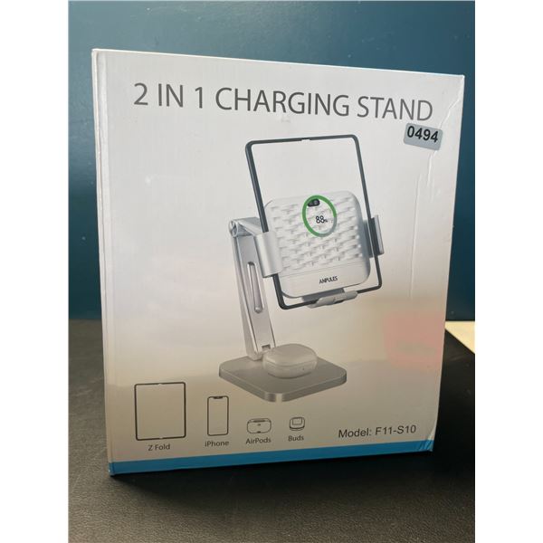 Lot of 1 2-in-1 Charigng Stand - Brand New Sealed