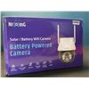 Image 1 : Lot of 1 Nromg Solar/Battery Powered PTZ Security Wifi Camera - Brand New!
