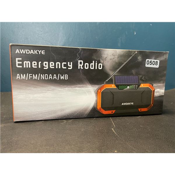 Lot of 1 Emergency Radio - Brand New!