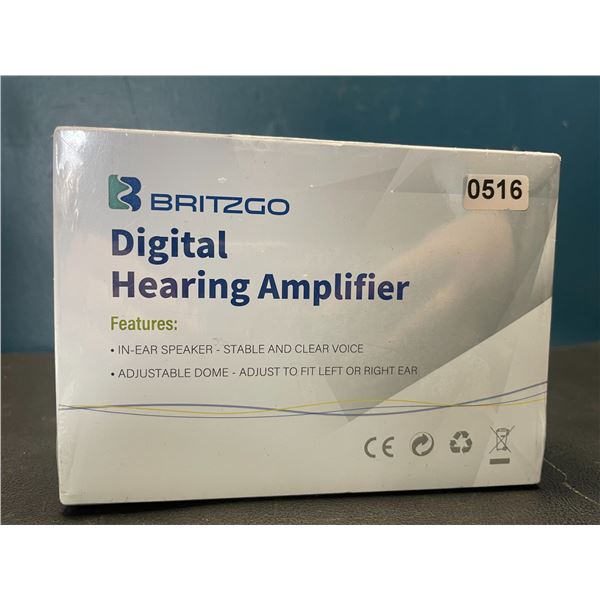 Lot of 1 Digital Hearing Amplifier - New Sealed