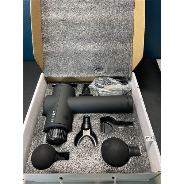 Lot of 1 Flyby Handheld Deep-Tissue Massage Gun