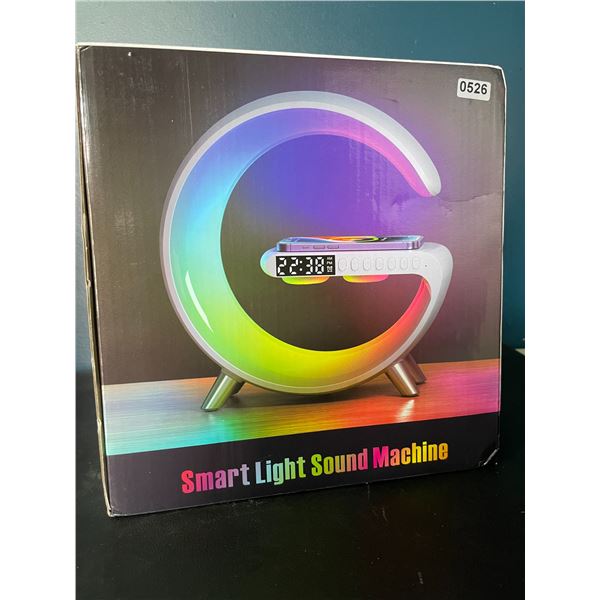 Lot of 1 Smart Light Sound Machine - Colorful Smart Light w/ Speaker, Alarm, Charger etc. BRAND NEW!