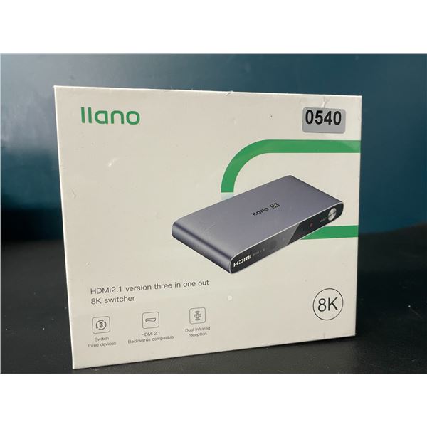 Lot of 1 llano HDMI 2.1 Switch - 8K Switcher - Brand New!