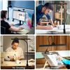 Image 5 : Lot of 1 Shlinux LED Desk Lamp - Clamp Lamp w/ Flexible Gooseneck; 18inch Wide Size - Brand New!