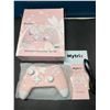 Image 1 : Lot of 1 Mytrix Wireless Controller for Nintendo Switch - Pink Cherry Blossom Design - Brand New!