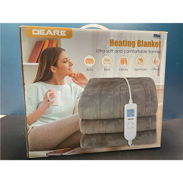 Lot of 1 Heated Fleece Blanket - 50 x 60inch - Brand New!