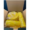 Image 1 : Lot of 1 Plastic Dinnerware Set - 18 Pieces - Yellow - Brand New!