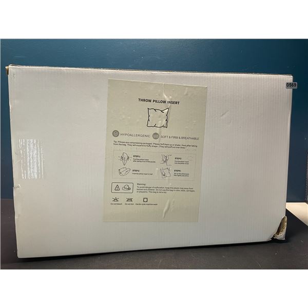 Lot of 1 Throw Pillow Insert - 50x50cm Pillow