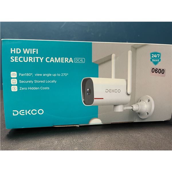 Lot of 1 Dekco HD WiFi Security Camera - Brand New!