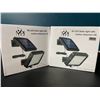 Image 1 : lot of 2 Outdoor LED Solar Lights w/ Motion Detection - Brand New!