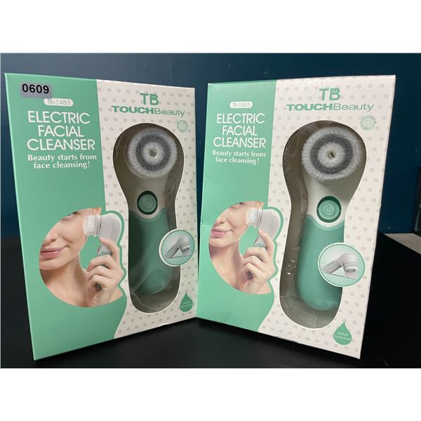 Lot of 2 Touchbeauty Electric Facial Cleanser Devices - Brand New!