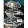 Image 2 : Lot of 3 Ford 9-Inch Front Grille/Tailgate Emblems - Brand New!