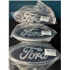 Image 2 : Lot of 3 Ford 9-Inch Front Grille/Tailgate Emblems - Brand New!