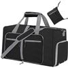 Image 1 : Lot of 2 Collapsible/Foldable Duffle Bags - Large 65L Capacity - Brand New!