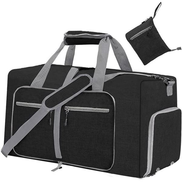Lot of 2 Collapsible/Foldable Duffle Bags - Large 65L Capacity - Brand New!