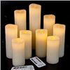 Image 1 : Lot of 1 Multi-Pack of LED Flameless Candles - 9PCS Included - With Remote Control