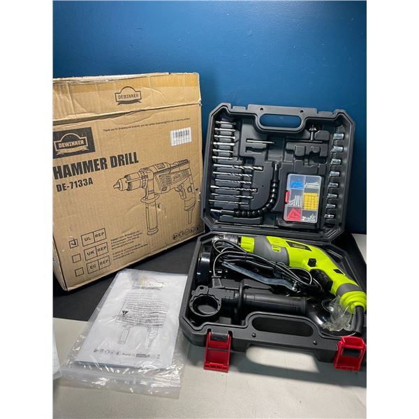 Lot of 1 Dewinner 710W Electric Hammer Drill (Model: DE-7133A) - BRAND NEW!