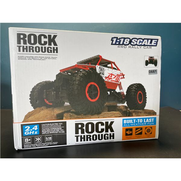 Lot of 1 Rock Through 1:18 Scale 4WD Rally Car R/C Rock Crawler Off-Road Truck - Brand New!