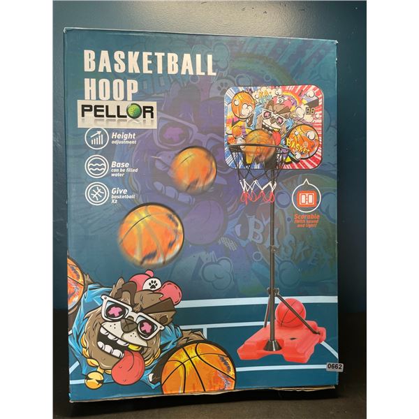 Lot of 1 Pellor Basketball Hoop w/ Electric Scoreboard
