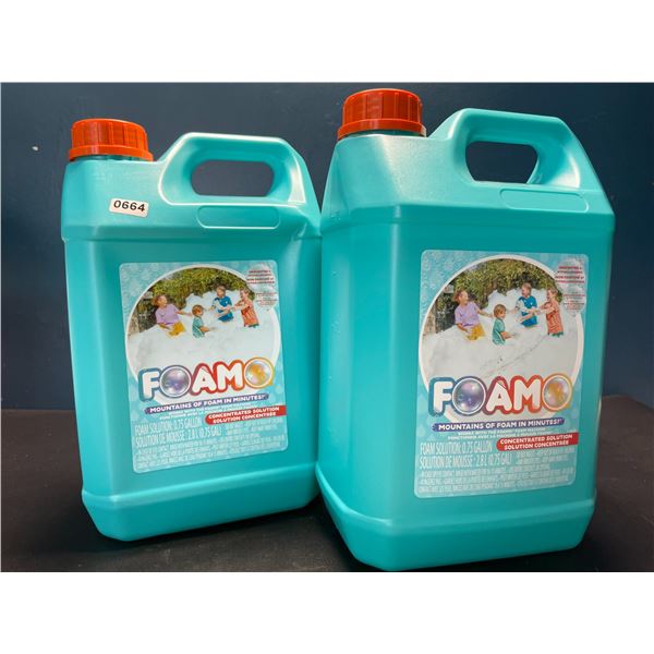 Lot of 2 Jugs of Foamo Mountain Foam Liquid Refills