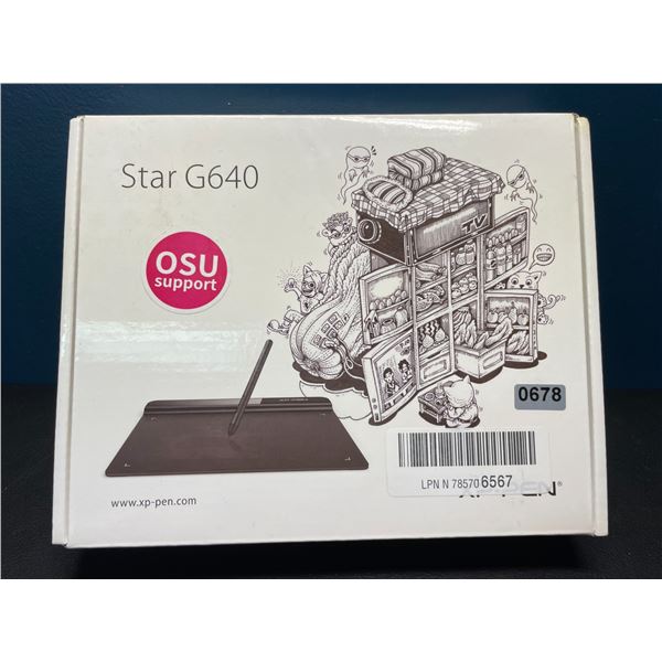 Lot of 1 XP-Pen Star G640 Sketch Pad Tablet