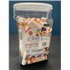 Image 1 : Lot of 1 Tub of Chap-Lip Lip Balm Butters - Approx. 60PCS - Assorted Flavors!