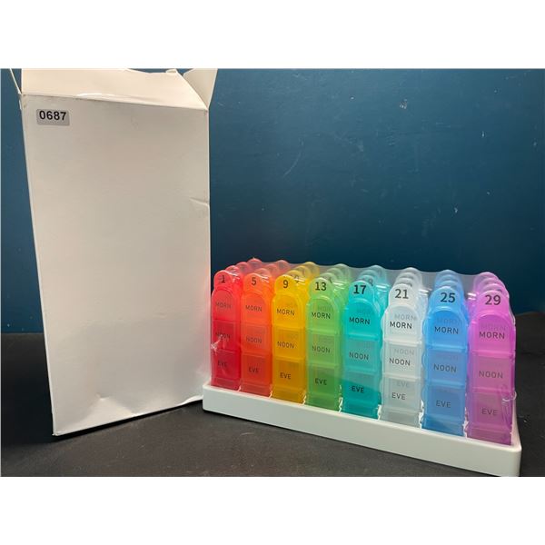Lot of 1 Monthly Pill-Organizer (31 days)