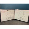 Image 2 : Lot of 2 Glynzak Wireless Over-Ear Headphones w/ 65hr Music/Talk Time! Rose Gold - Brand New!