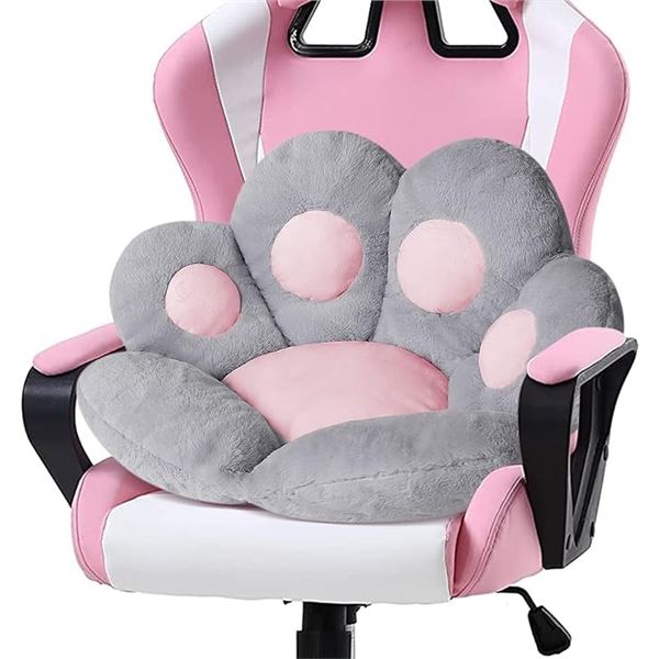 Lot of 1 Ditucu Cat Paw Chair Cushion/Comfy Kawaii Chair Cushion - Large 31.4 x 27.5 inch Size