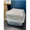 Image 2 : Lot of 2 Packs of Self-Adhesive Under Cabinet Sliding Storage Bins; 2 per pack/4 Total