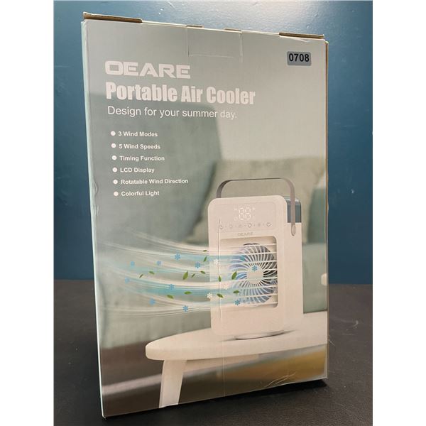 Lot of 1 Portable Air Cooler w/ Colorful Lights & LCD Display - Brand New!