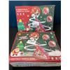 Image 1 : Lot of 2 Christmas Orbital Slides/Light-Up Moving Ladder Displays