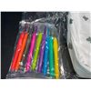 Image 2 : Lot of 1 Crochet Kit - Includes Yarn, Assorted Ergonomic Crochet Needles, Stitch Markers & Pouch