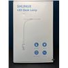 Image 2 : Lot of 1 Shlinux LED Desk Lamp - Clamp Lamp w/ Flexible Gooseneck; 18inch Wide Size - Brand New!