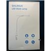Image 2 : Lot of 1 Shlinux LED Desk Lamp - Clamp Lamp w/ Flexible Gooseneck; 18inch Wide Size - Brand New!