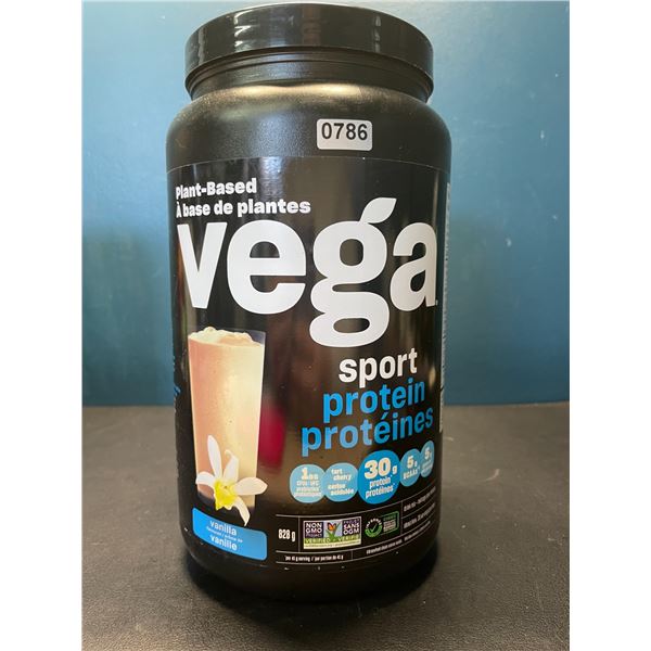 Lot of 1 Tub of Vega Sport Protein Powder - Vanilla - 828G