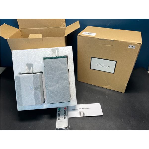 Lot of 2 Boxes of Girimax Glass LED Flameless Candles - 2PCS per box/4 Total