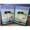 Image 2 : Lot of 2 Heated Stainless Steel Travel Mugs - Brand New!