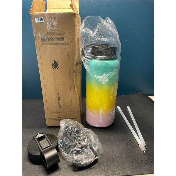 Lot of 1 Sendestar Double Wall Stainless Steel Insulated Water Bottle - 1.0L (32oz)