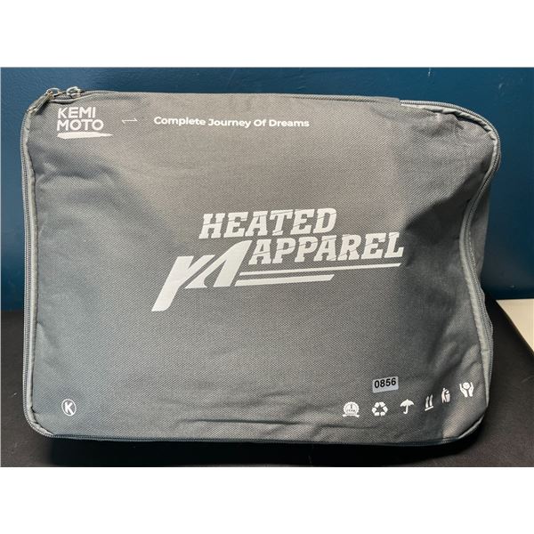 Lot of 1 KemiMoto Heated Jacket w/ Powerbank - Size XL
