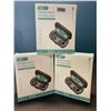 Image 1 : Lot of 3 Pairs of X8 Wireless Bluetooth Earbuds - Brand New!