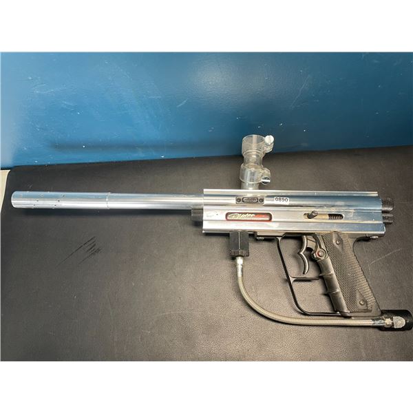 Lot of 1 Raptor Silver Eagle Paintball Gun - Used