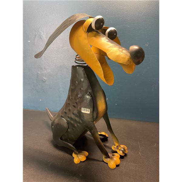 Lot of 1 Metal Dog Ornament - Approx. 12 inch - Used