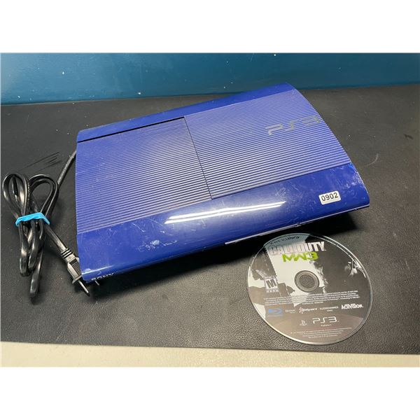 Lot of 1 Playstation 3 Console (Blue) with Game - Used