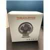 Image 2 : Lot of 2 Clip-On 360-Degree Rotating Table Fans - Brand New!